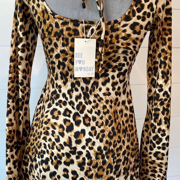 See You Monday Cheetah Print Dress - Picture 4 of 7